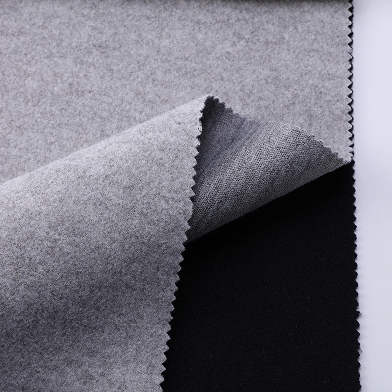 Customized Color Long Feng Ni Rayon Poly Knitted Textile Brushed Fabric