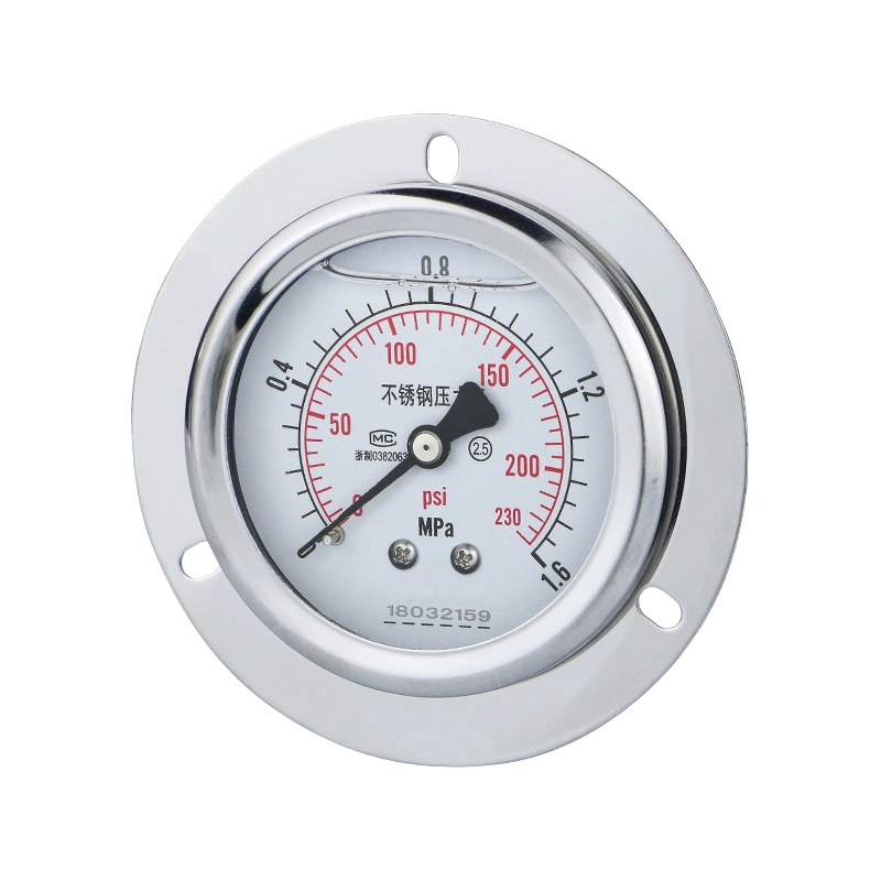 Corrosion Resistant Pressure Data Recorder Stainless Steel Yn60ztbf Shock-Proof Pressure Gauge