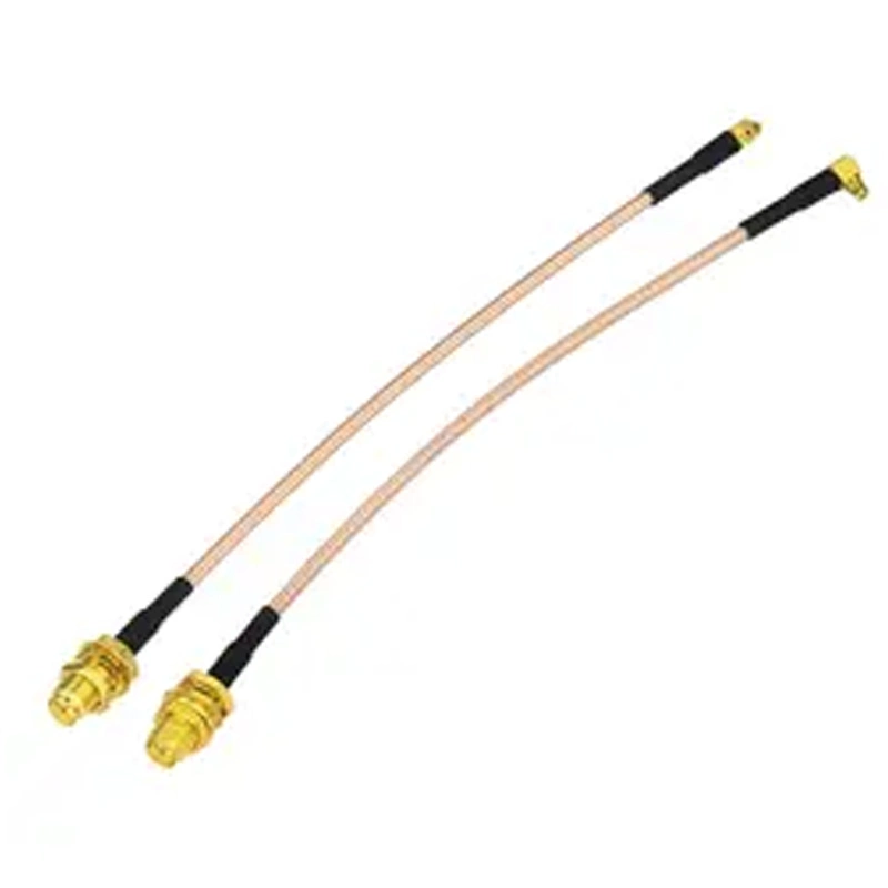 Rg316 TNC UHF Coaxial Pigtail RF Jumper Cable with SMA Female Bulkhead to MMCX