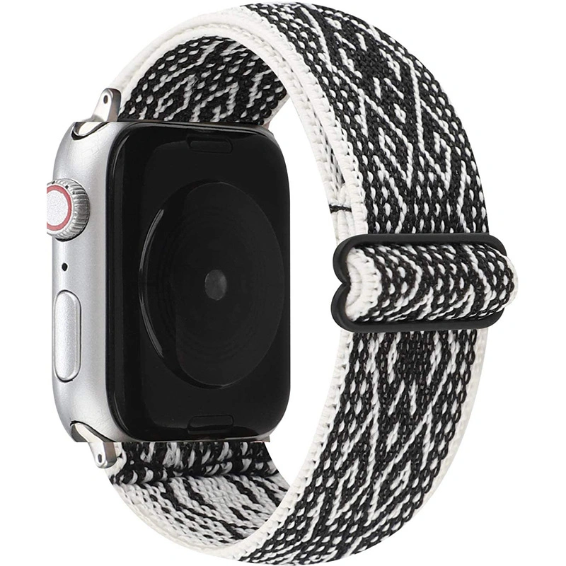 Bohemian Style elastische Schleife Nylon elastische Uhr und für Apple Sehen Sie