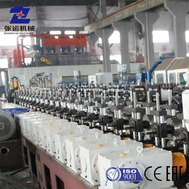 High Precision Making Galvanized Steel Profile Elevator Guide Rail Manufacturing Processing Equipment with PLC Control