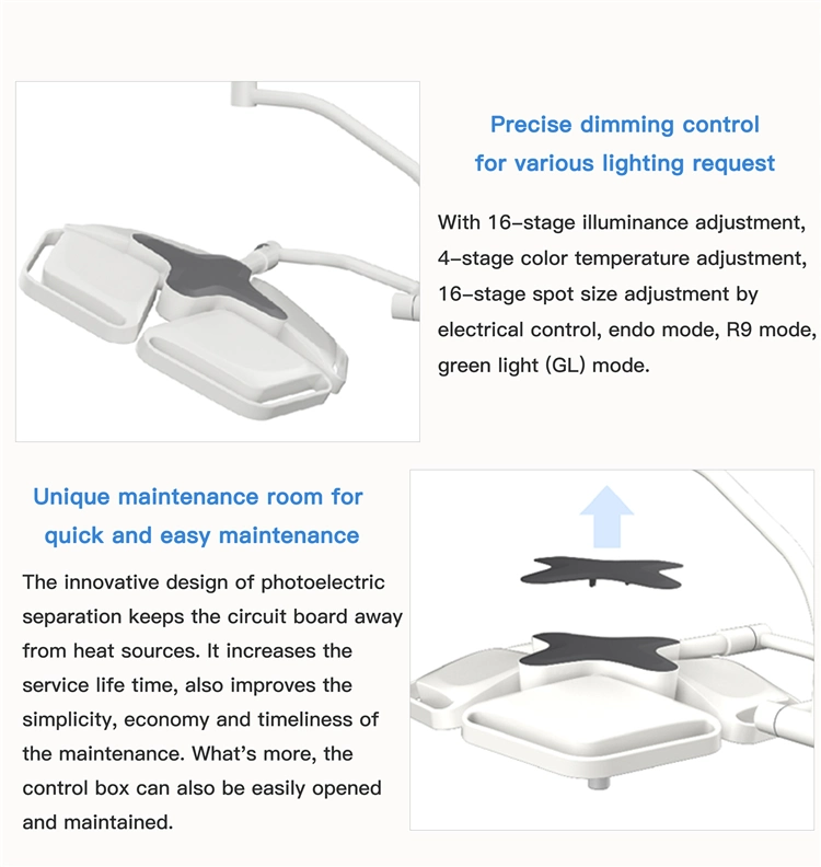 140, 000lux Single Head LED Operating Room Lights Medical Operation Lamps