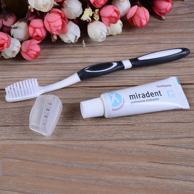 Cheap Factory Price Dental Kit Toothbrush+Miradent Toothpaste Travel Dispsoable Hotel Oral Care Toothbrush Kits
