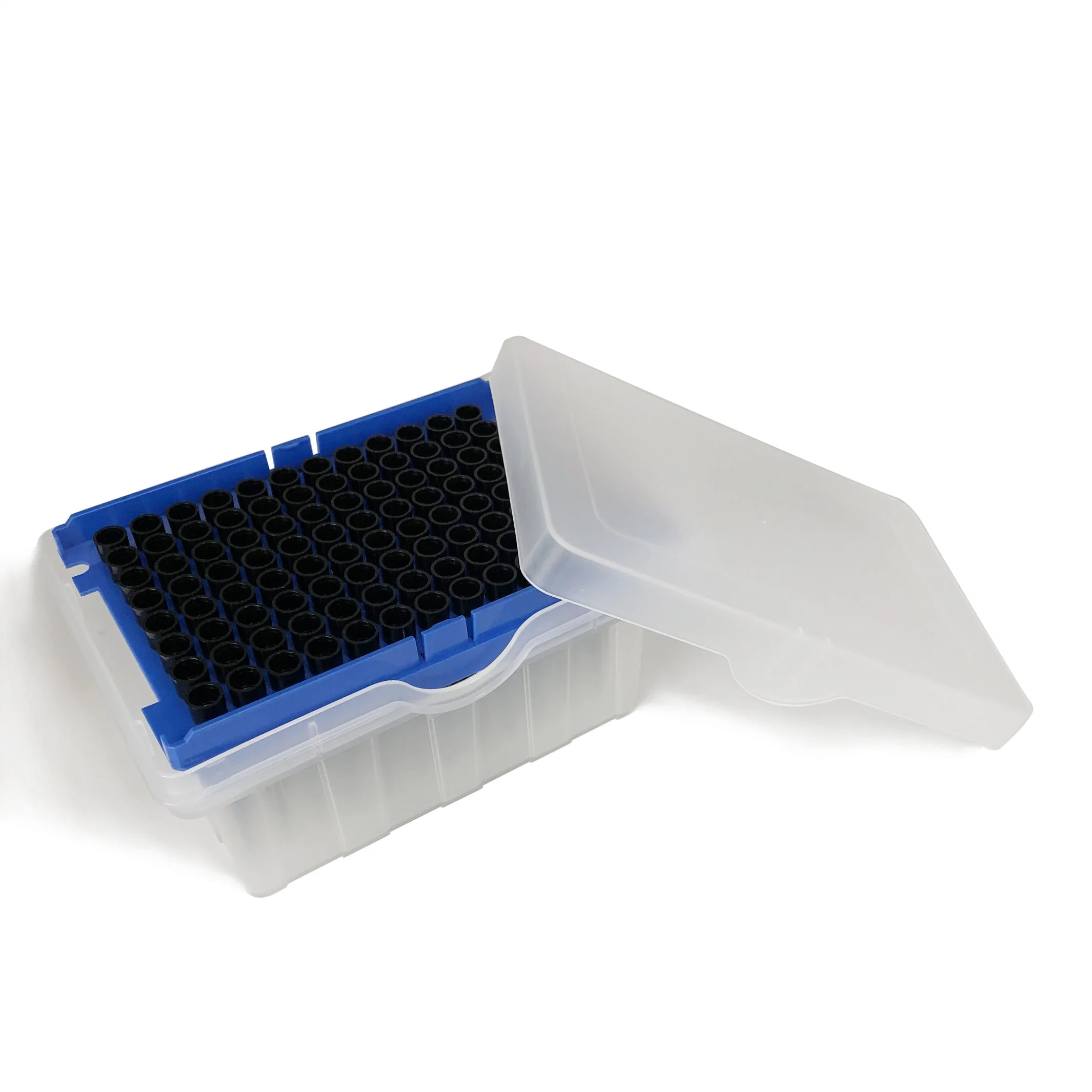 Nuevos productos de baja retención de color negro Evolis robótico conductoras 300UL Cuadro de puntas de pipeta con filtro
