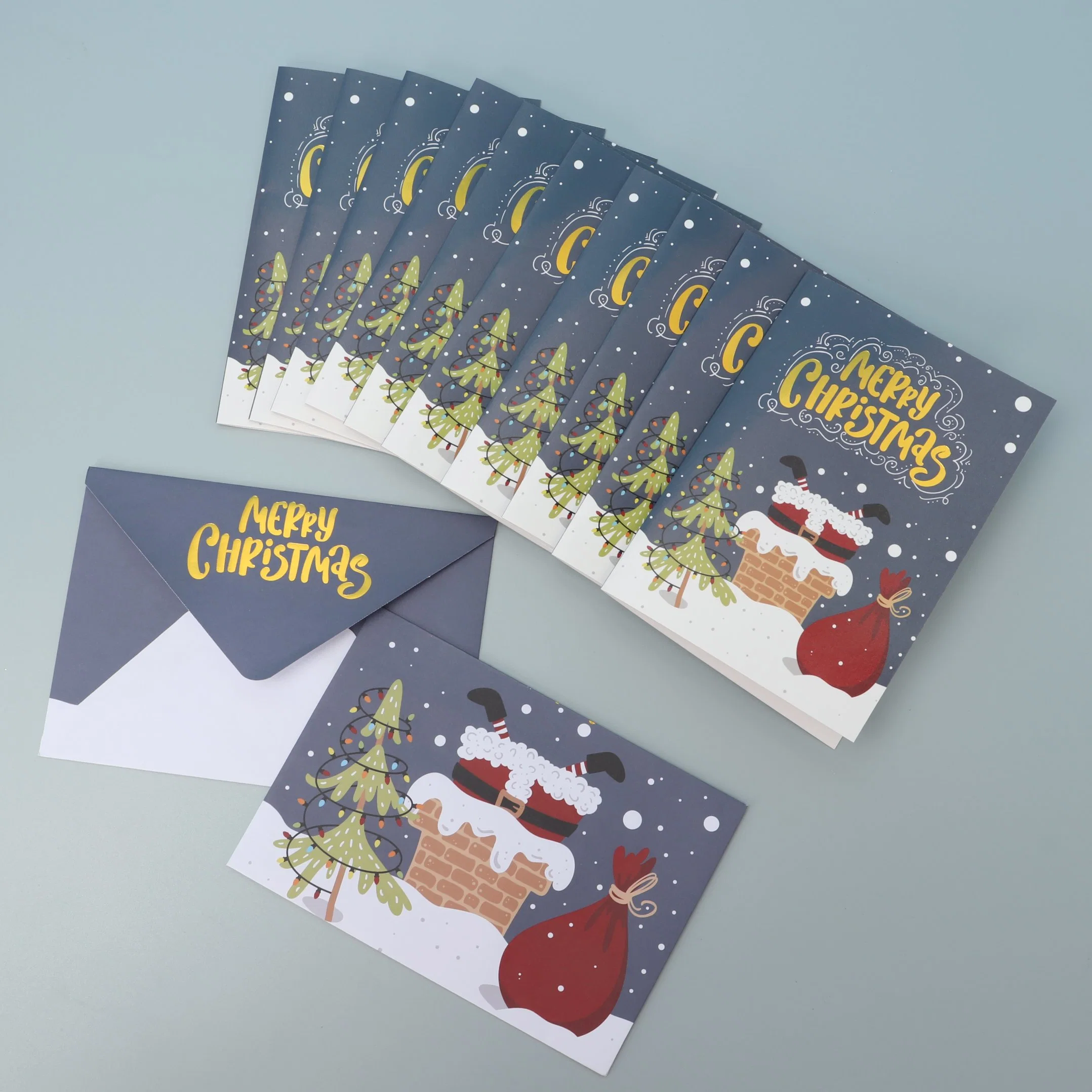 Wholesale/Supplier Customized High quality/High cost performance Musical Card MP3 Voice Promotional Merry Christmas Greeting Card for Invitation