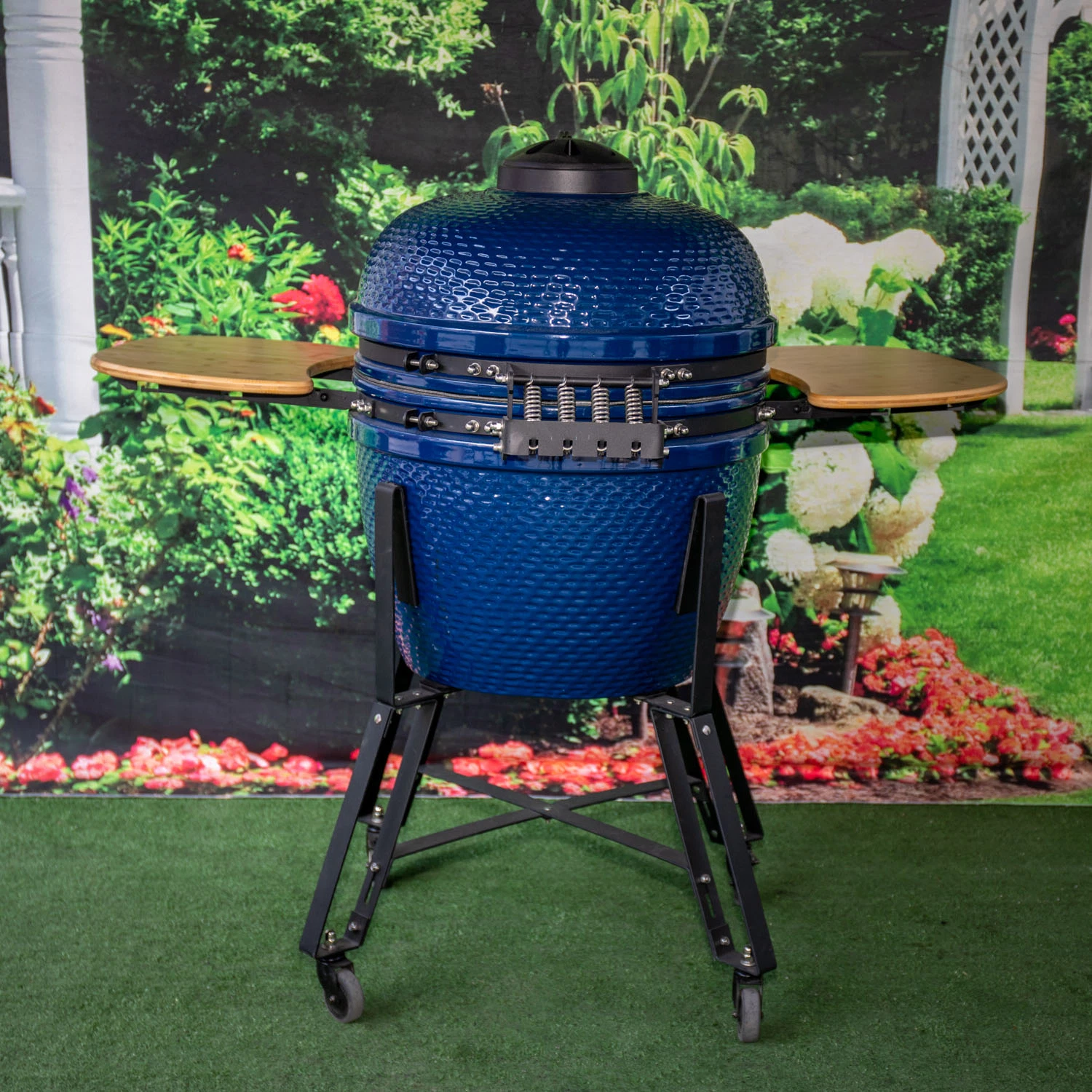 24inch Soporte de acero inoxidable Komado Grill Ceramich Charcoal Griller para Camping