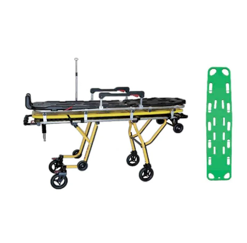 Medmount Medical ajustable múltiples ubicaciones Stretcher de aleación de aluminio para ambulancia Coche