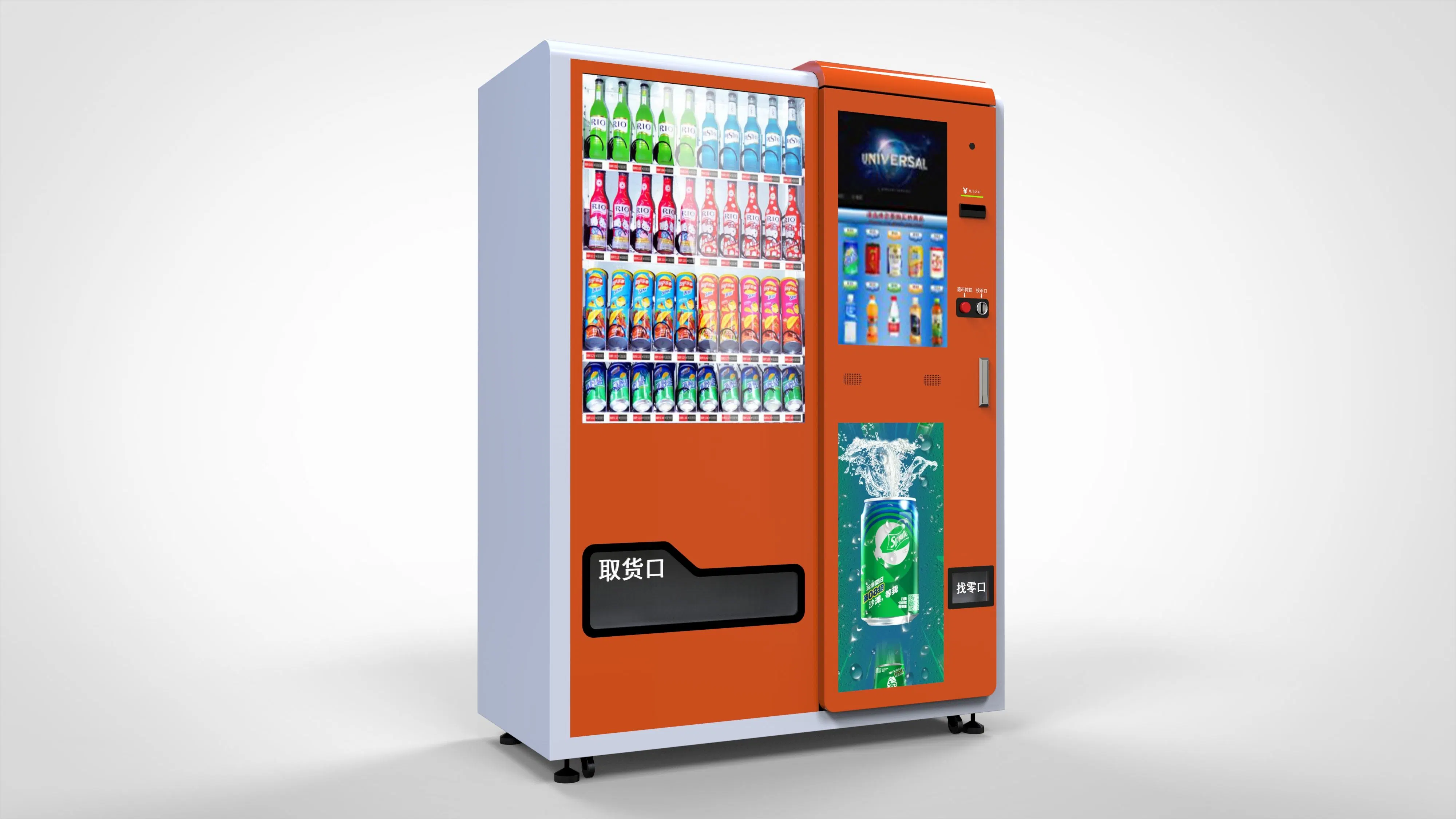 Fresh Fruit Vending Machine Healthy Food Lifted Fresh Fruit Vegetable Elevator Vending Tower with Cooling System