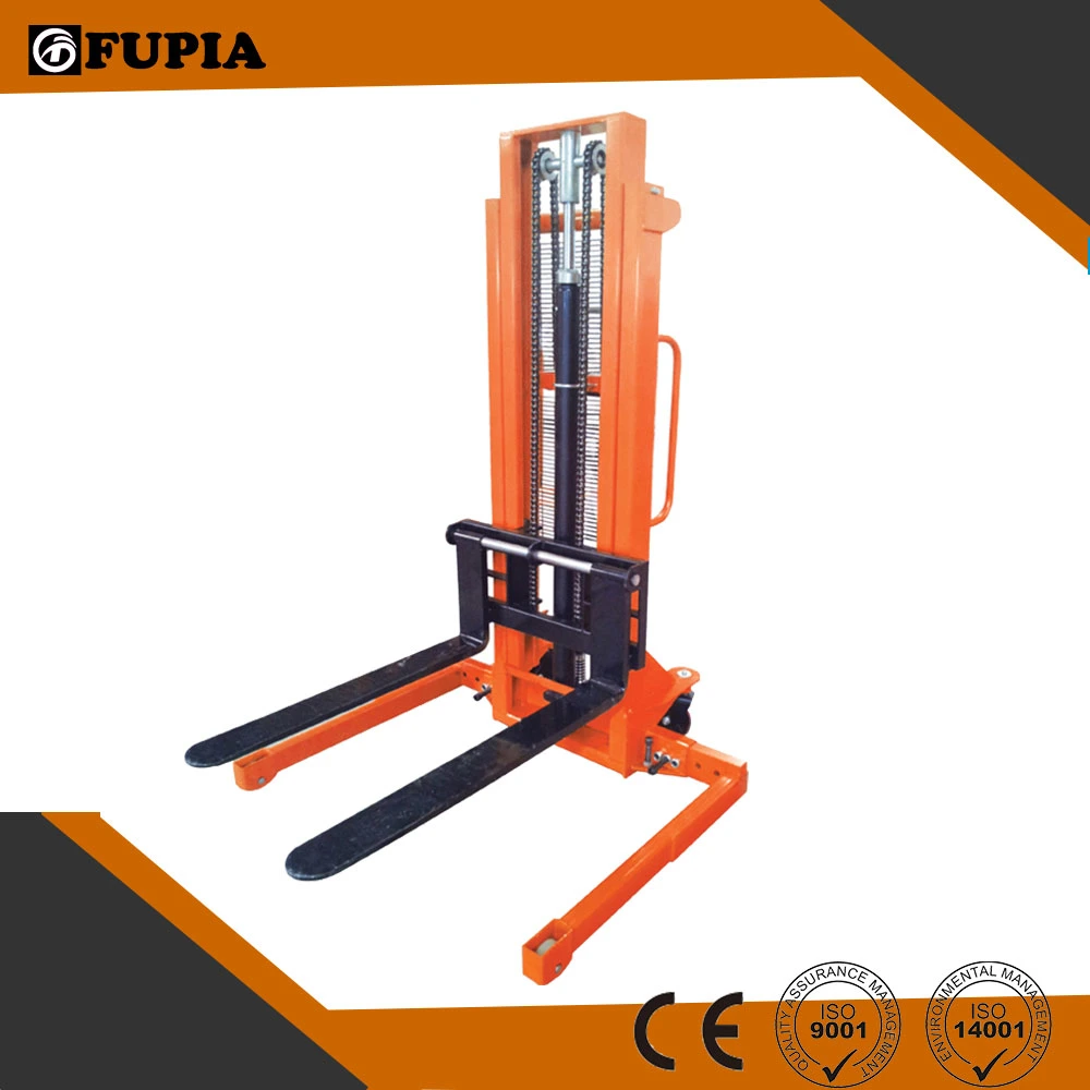 High Quality Straddle Stacker Manual Stacker 1500kg 3000 mm Hydraulic Stackers