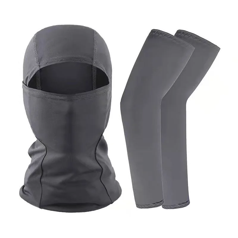 Camouflage Headgear Cycling Ice Silk Sun Protection Sleeve Outdoor Tactical Face Veil