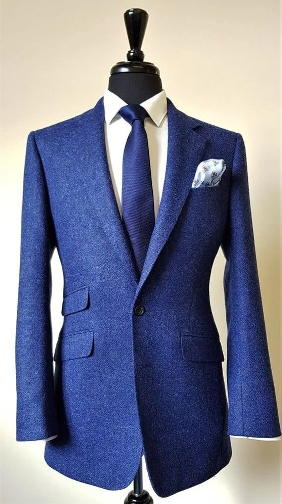 Custom 3PCS Luxury Office Suit Men's Wedding Formal Wear Standard Size Suit Jacket Business Suit