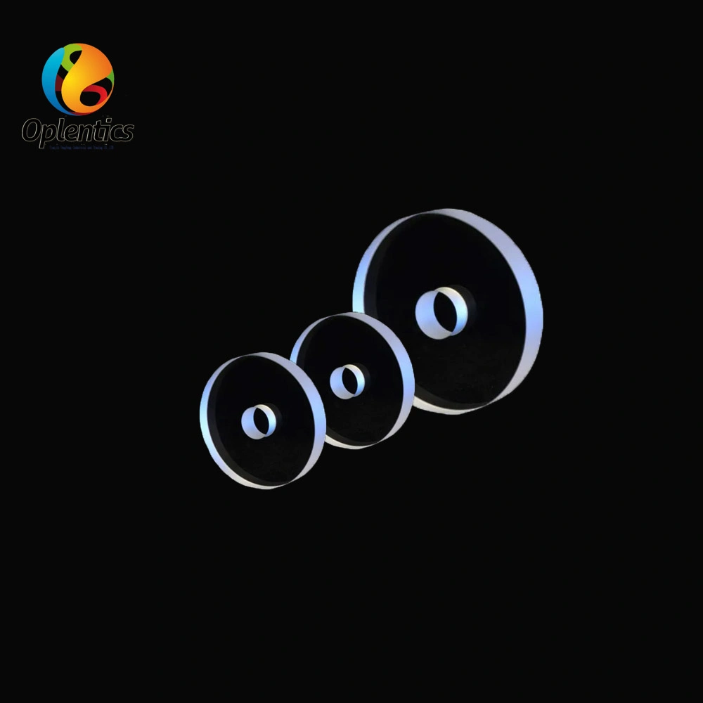 Optics Drilled Round Holes Hoya/Ohara/Schott Glass Windows for Optical Components