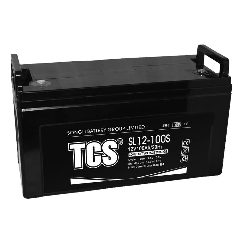 S12-100SL100Ah resistente al agua 12V 12V Cargador Solar de carga de batería de plomo ácido del sistema de almacenamiento de energía