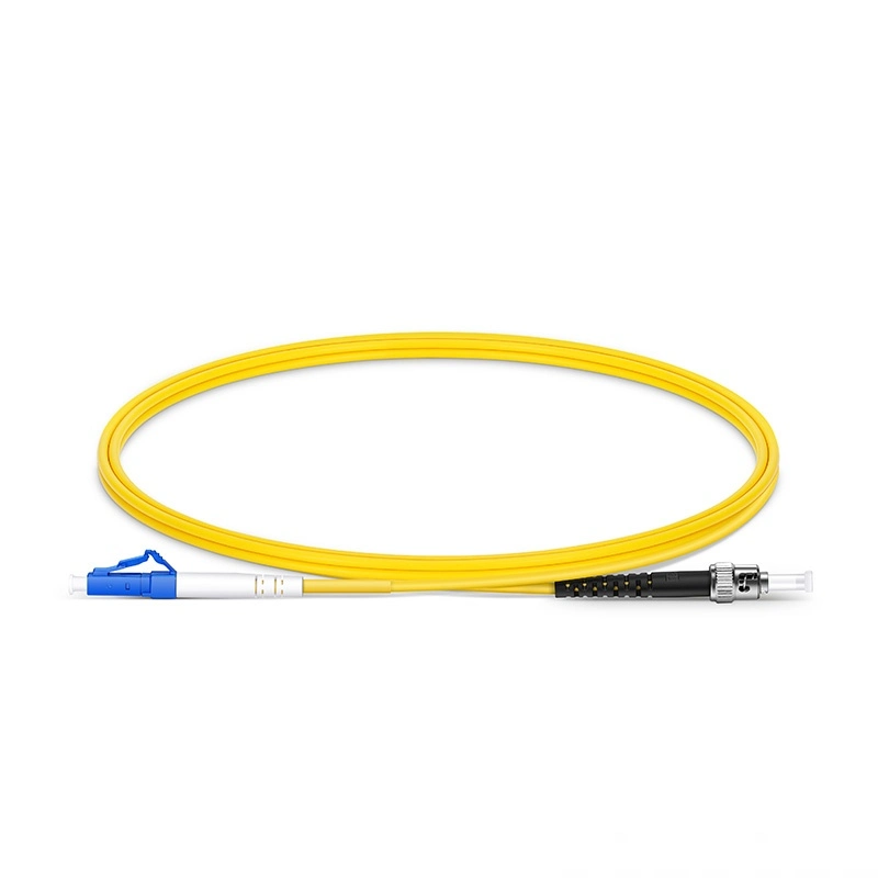 LC-to-St Simplex OS2 Singlemode 2.0mm Fiber Optic Patch Cable, 3m