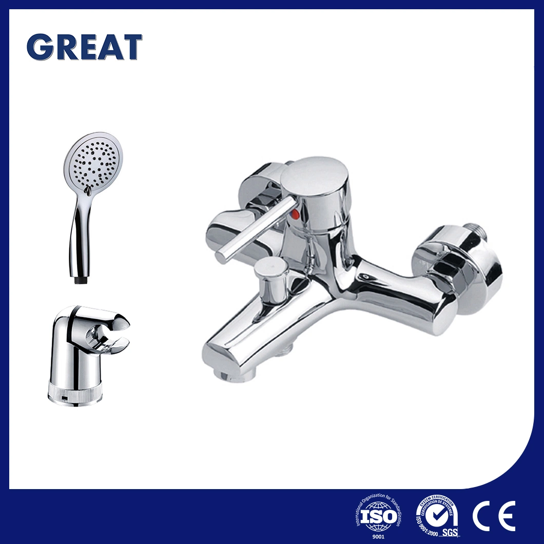 Great One Hole Bathroom Faucet Suppliers OEM Customized Deck Mount Tub Faucet Gl4103m40 Chrome Single Lever Bath Faucet Withstand High Temperatures Bath Faucet