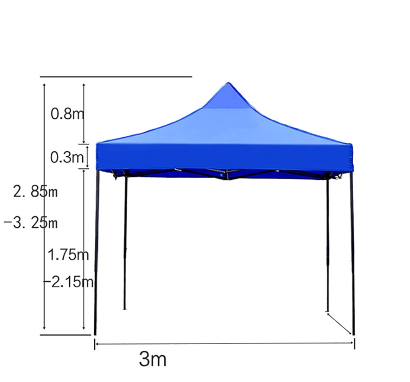 Customization Outdoor Folding Exhibition Advertising Tent Sunshade and Rainproof Activity Four Corner Canopy