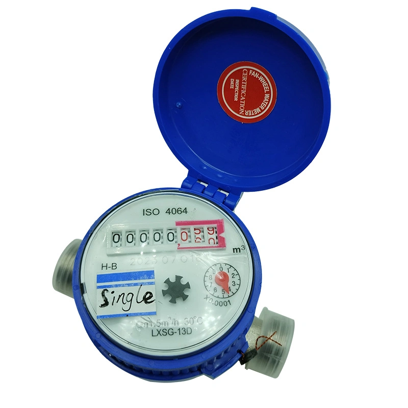 Flow Measuring Mechanism Water Meter Single Jet Brass Body