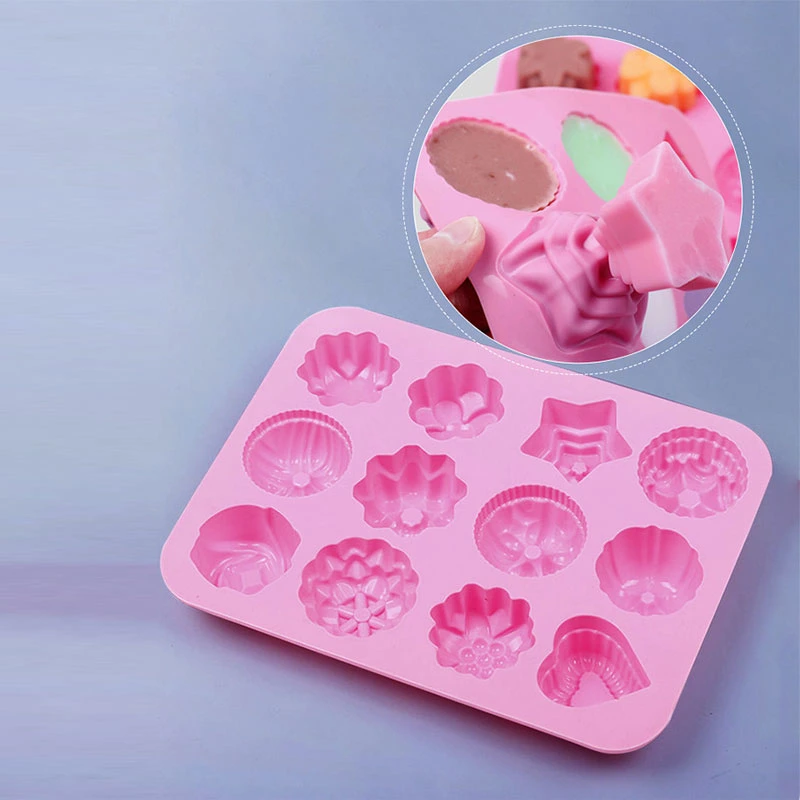 Nonstick Bakeware Customize Shape Baking Silicone Molds Muffin Tray Cake Pan