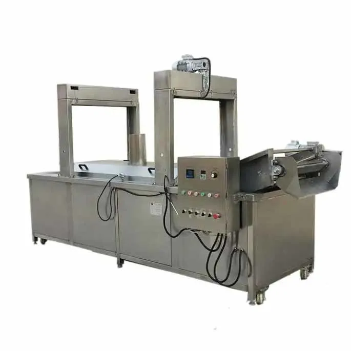 Automatische und Weiter Snack Fritteuse Gasfryer Industrielle Snacks Fritteusen Ausrüstung