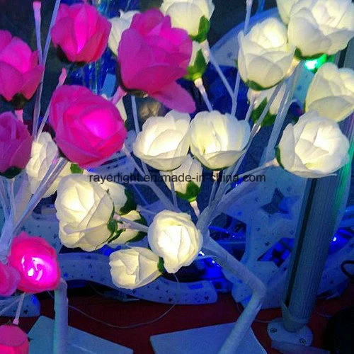 LED Rose Flower Lights Christmas Lawn Lighting Decorations