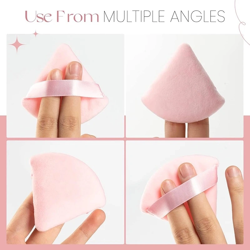 Triangle Face Powder Puff Packaging Powder Puff Face Triangle Makeup Puff for Loose