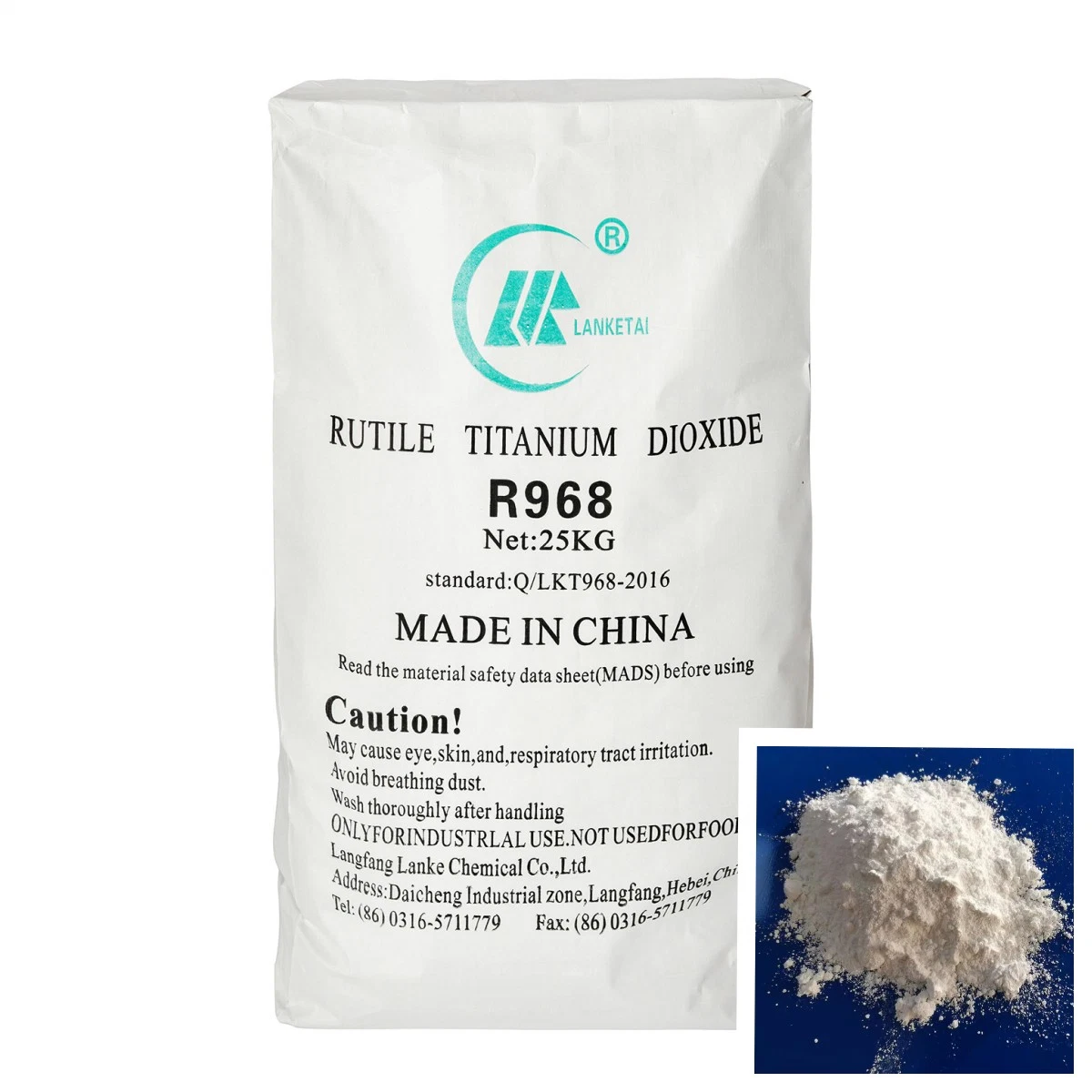 Rutile Grade/Anatase Grade Titanium Dioxide Is Used in Plastics/Paints/Paints/Rubber