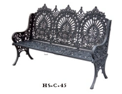 Factory Direct Offer Park Iron Cast Long Bench for Sale