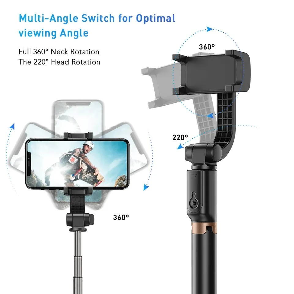 Hot Sale 3 Axis Handheld Gimbal S5b Camera Stabilizer with Tripod Face Tracking Via APP Selfie Stick Gimbal Stabilizer