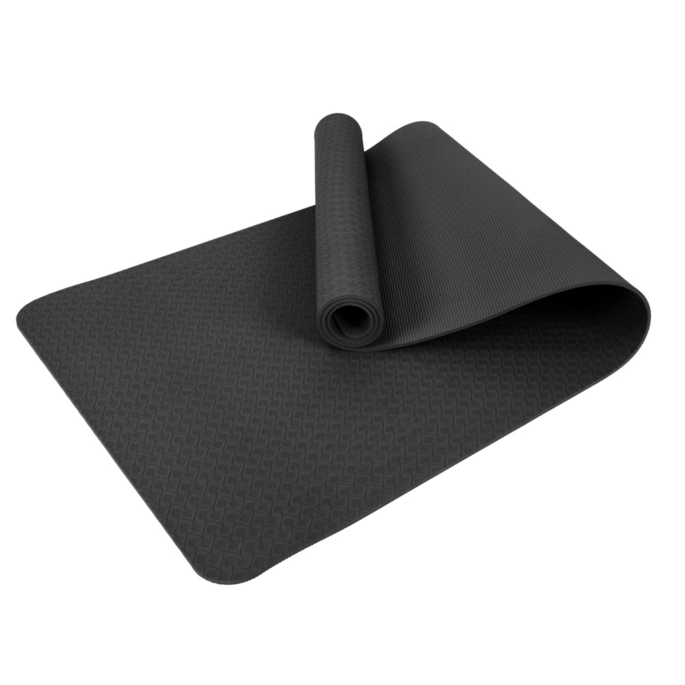 Tapis de yoga antidérapant de 6 mm d'épaisseur, double couche, antidérapant, TPE Tapis de yoga