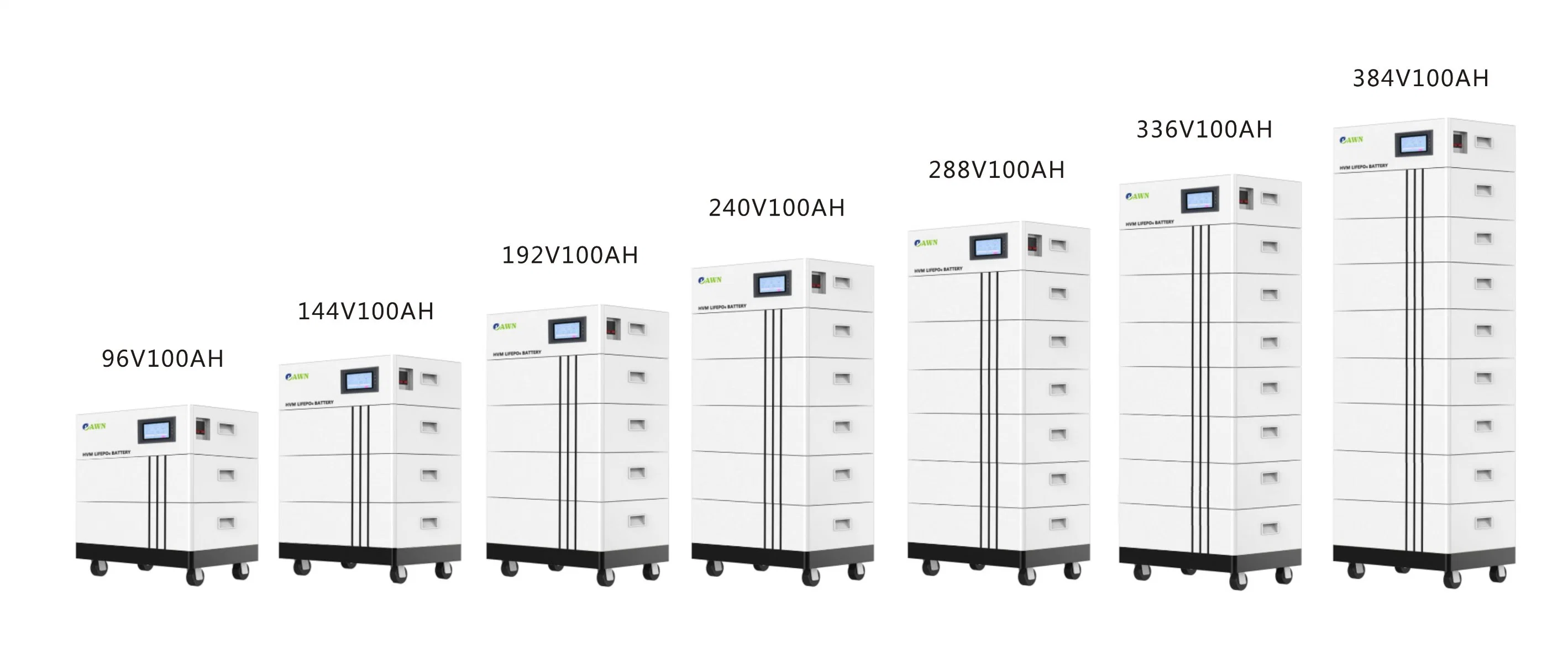 Deep Dod 6000 Cycles Stockage d'énergie alimenté par l'énergie solaire 48V/51.2V 200ah Cellules Lithium Ion LiFePO4 Batterie de remplacement