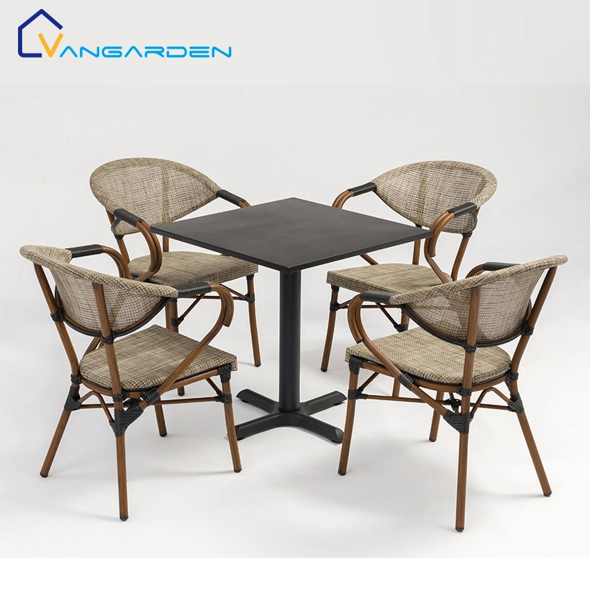 Leisure Patio Metal Garden Sets Furniture Outdoor for Coffee Shop