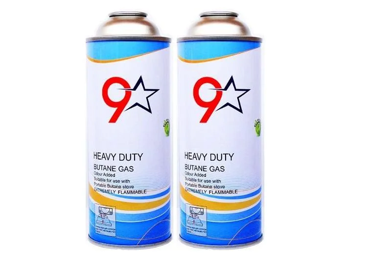 Straight Wall Aerosol Gas Butane Tin Cans for Outdoor Camping 65X158