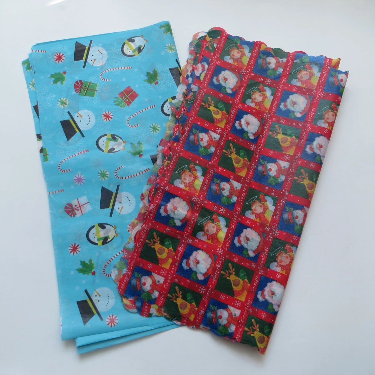 Customized 10sheets Printed 17GSM Tissue Paper Wrapping Paper