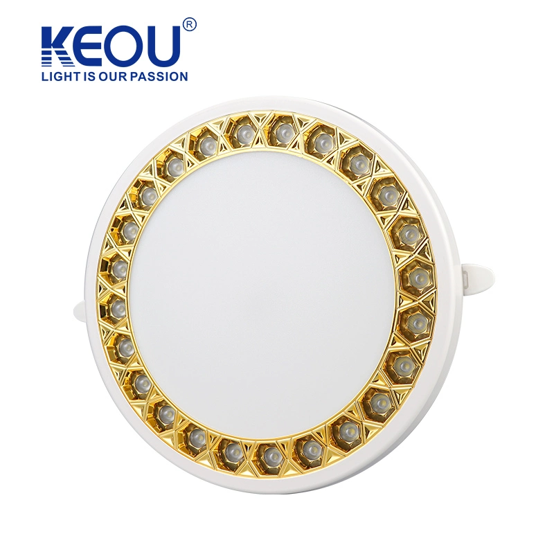 Electroplating 24W Recessed Open Hole Gold All in One Light LED Light Sopt Downlight Ceiling Light