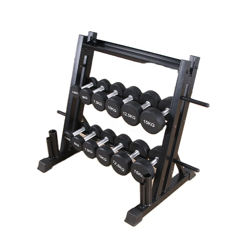 Gym Fitness Equipment 3 Tiers Storage Rack Heavy Dumbbell Loading Dumbbell Rack