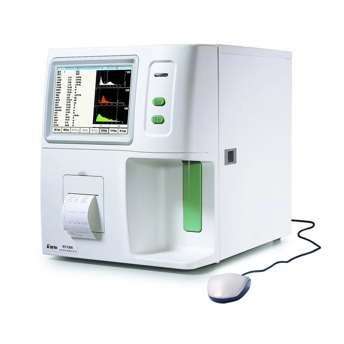 Rt-7300 Rayto Hématologie CBC Auto L'analyseur de test sanguin de l'hématologie de l'analyseur de la machine