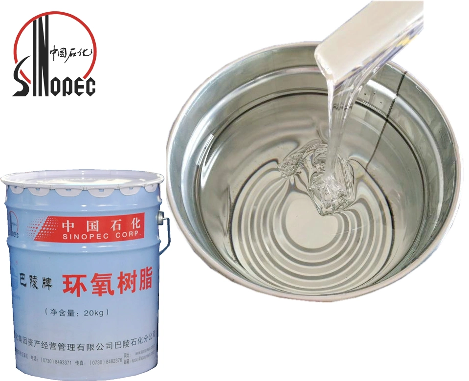 Sinopec Liquid Epoxy Resin Cyd-128 for Producing Adhesive (CAS No. 1675-54-3)