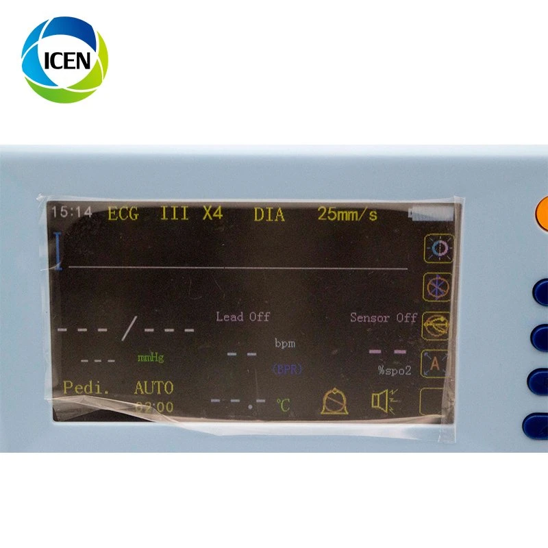 IN-C001 Medical Handheld Touch Screen Capnography Patient Monitor Device 15 Inch