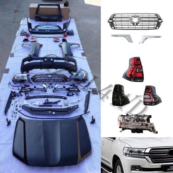 Gzdl 4WD 4X4 Car Conversion Kit Car Body Kits for Land Cruiser LC200 2008-2015 Upgrade to LC200 2016-2019