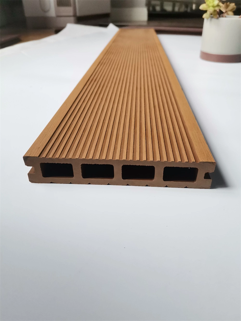 3D Deep Wood Grain Embossed WPC Decking/ Deep Embossing Composite Decking