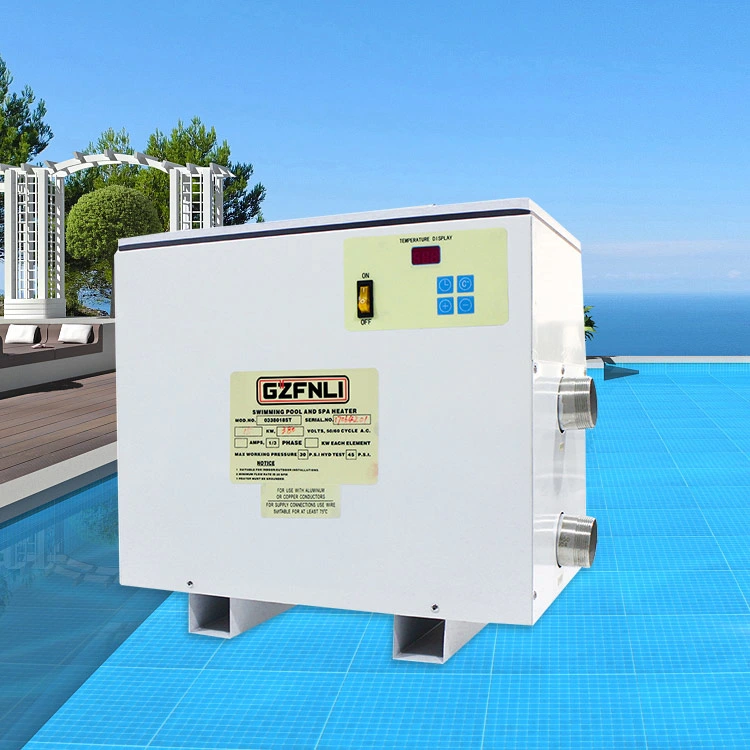 معدات حمام سباحة توفير الطاقة 5.5-60 كيلووات سخان ماء كهربائي