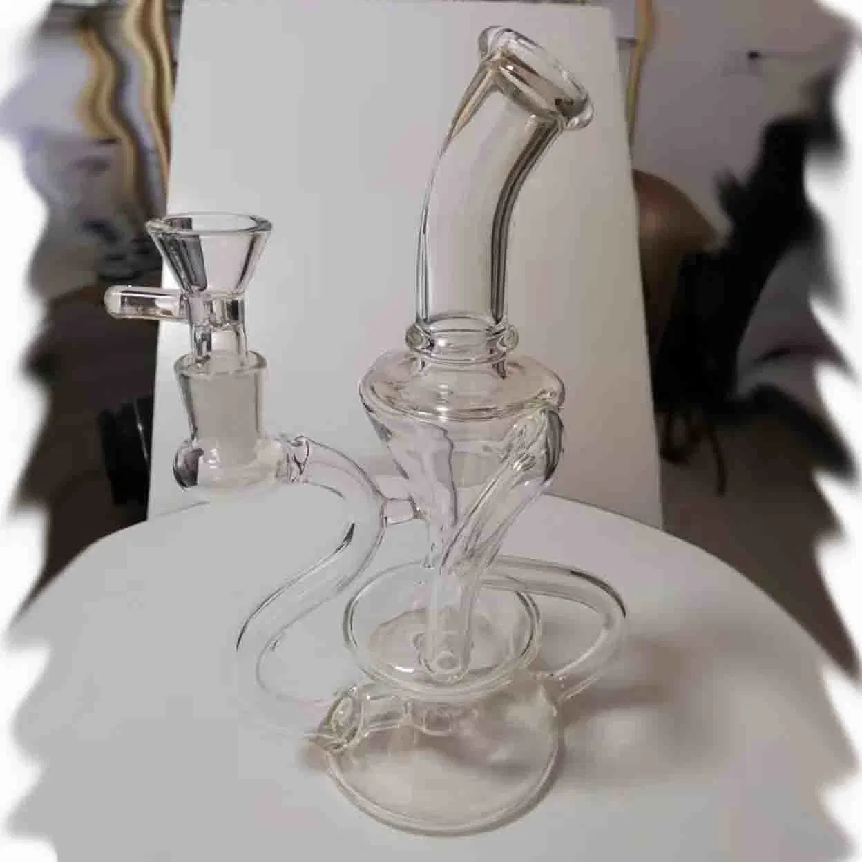 Wholesale/Supplier Glass Water Pipe Art Glass Smoking Set Smoke Pipe DAB Rigs