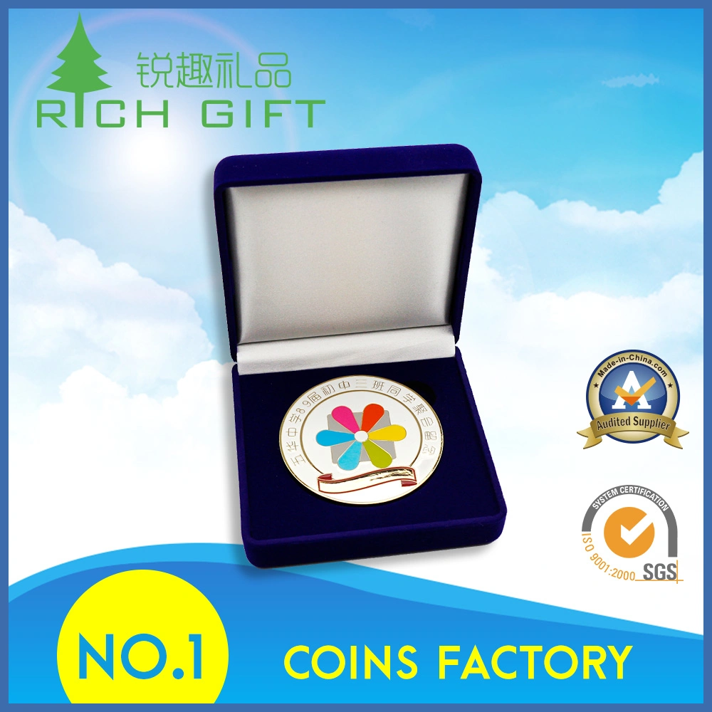 Customized Coin with Imitation Enamel and Exclusive Box