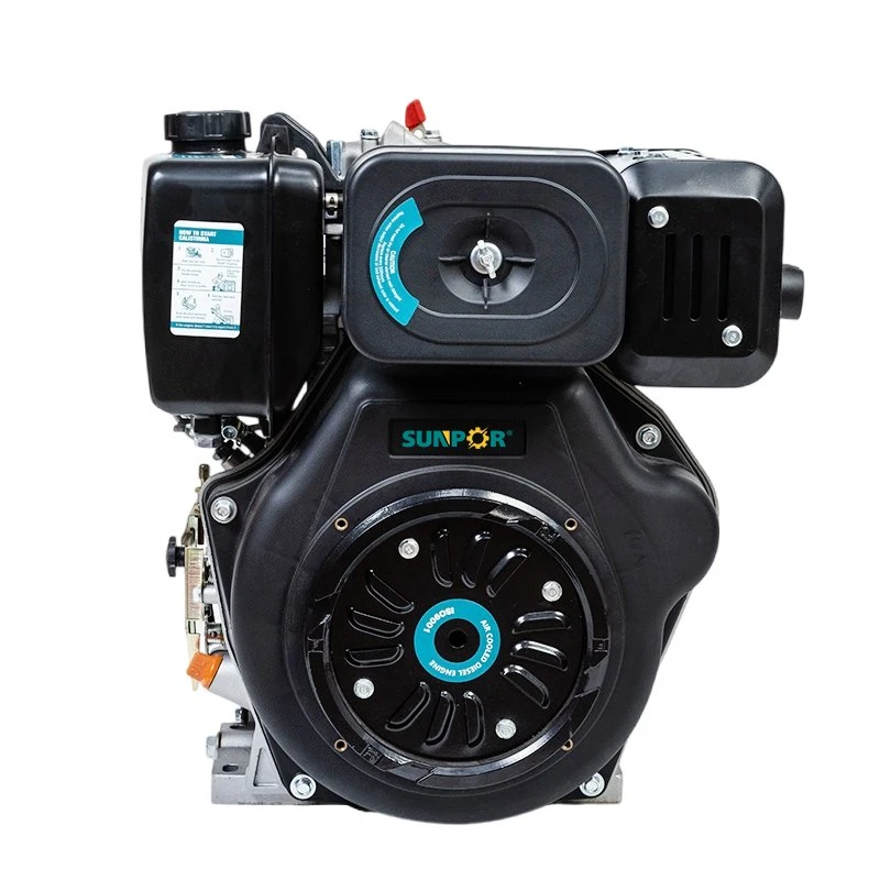 Moteur diesel 4 temps 8 kw 11 HP à cylindre simple pour générateur et Pompe à eau