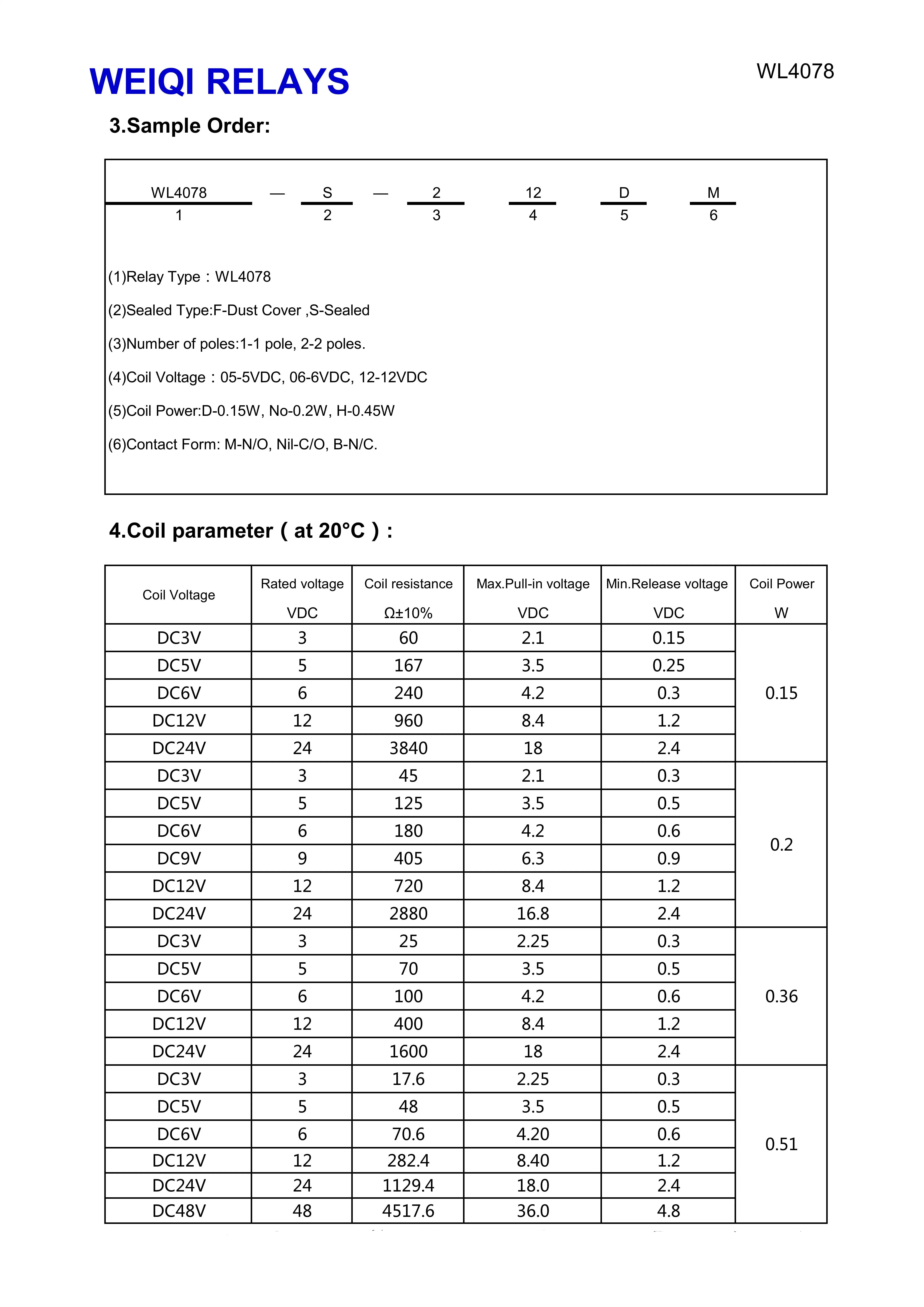 Типа ??subminiature Wqe связь реле Wl4078-S-209d 1A/3A подходит для домашнего прибора/автомобильная система/пульт дистанционного управления