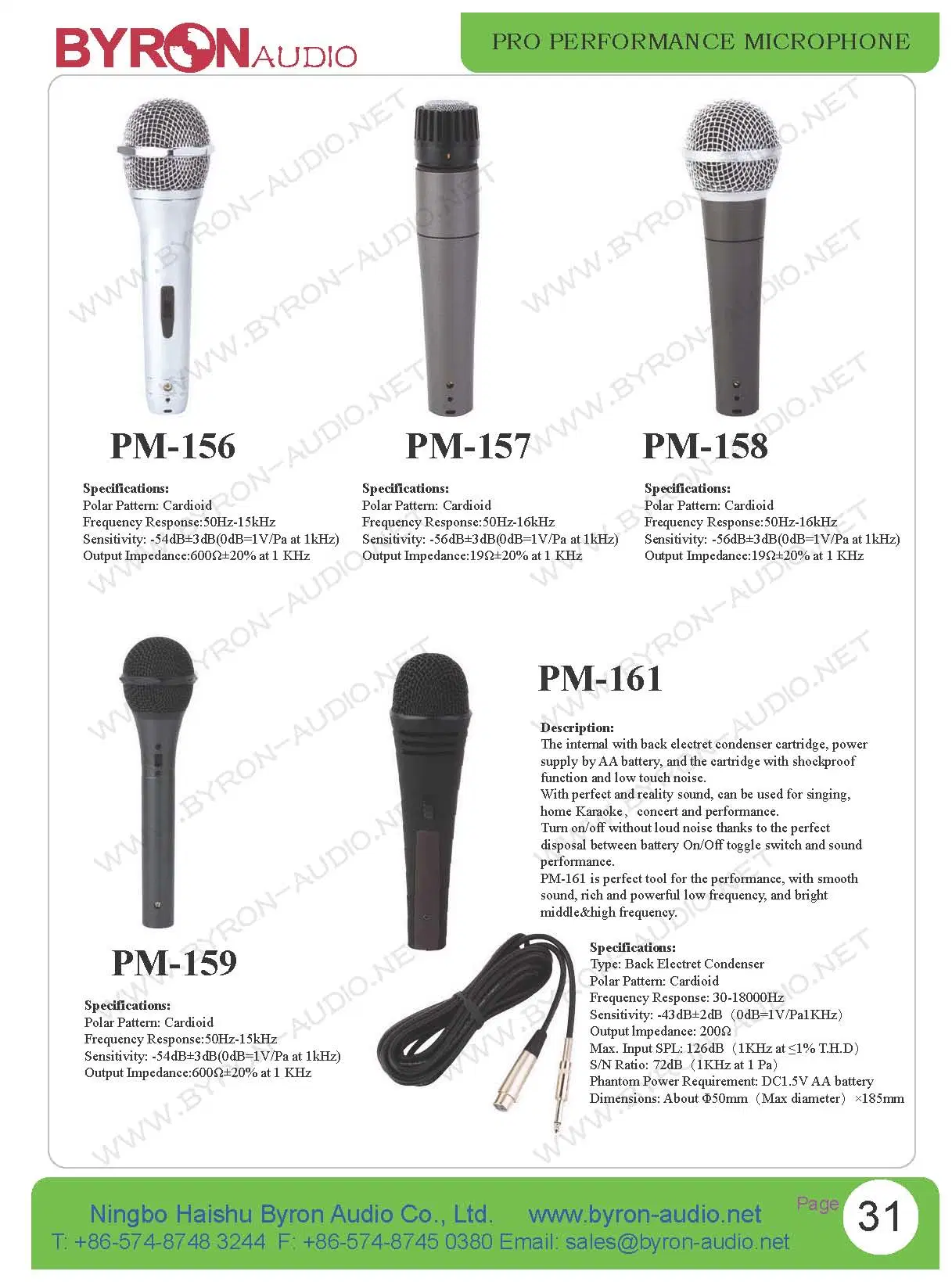 Qualitäts-dynamisches Mikrofon-Gefäß-Kondensator-Farbband USB-Studio-Mikrofon-Kabel