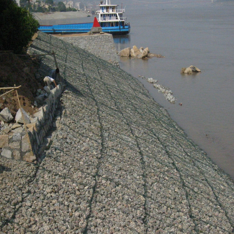 Weavon Galvanized Gabion Basket for Retaining Wall Project