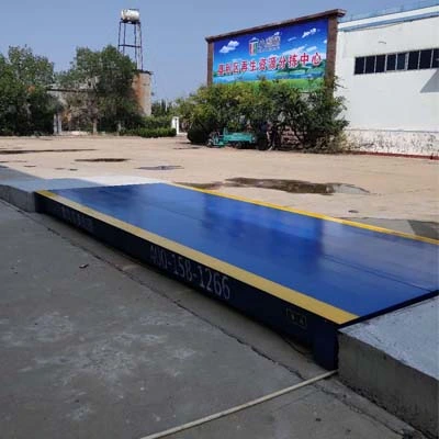 3 * 10m 40ton Digital Weighbridge escala de camião electrónico com produção rápida Tempo