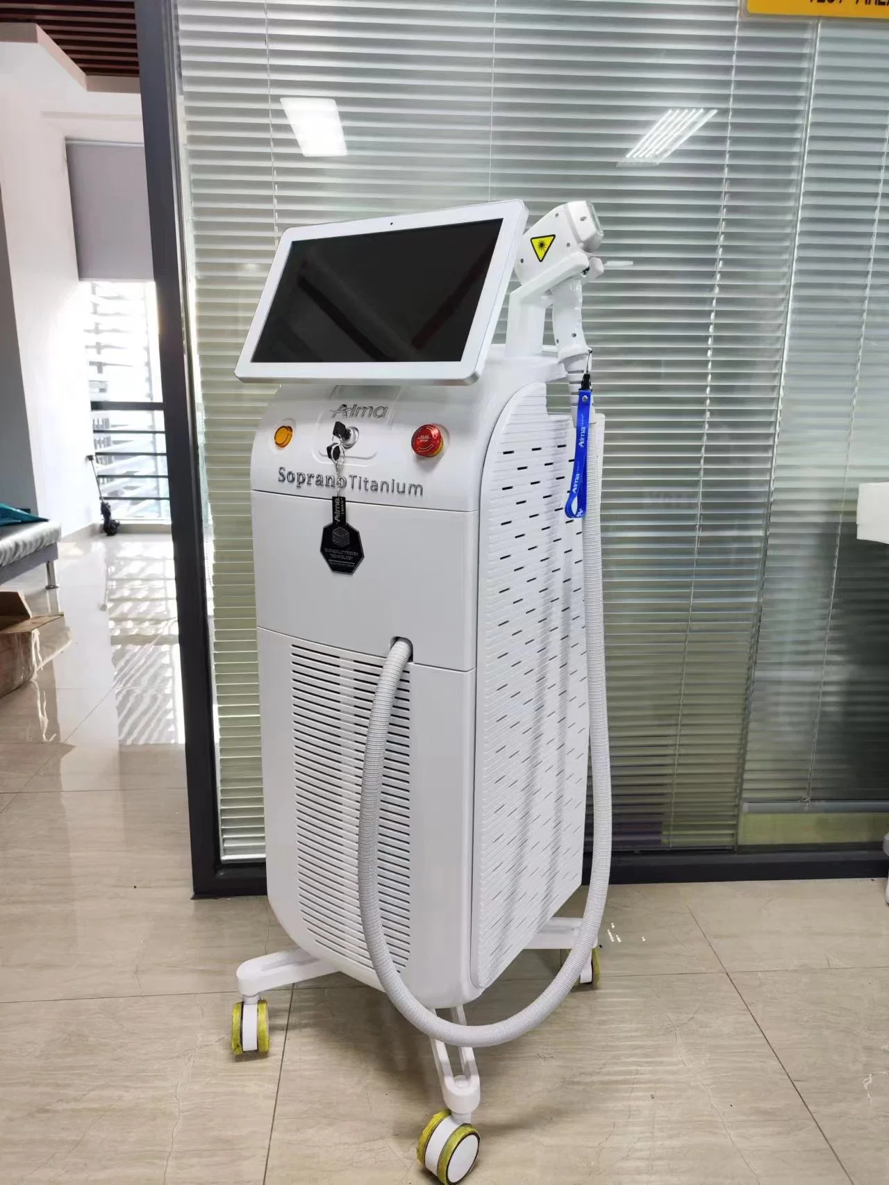 Salon Hospital Diode Laser Hair Removal Equipment with Two Handles