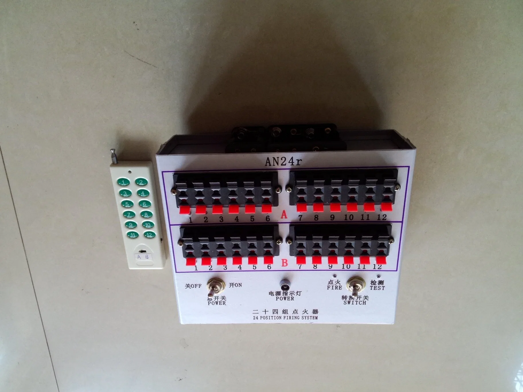 An24r Wholesale/Supplier 24 Cue Fireworks Wireless Firing System Pyrotechnics Remote Controller